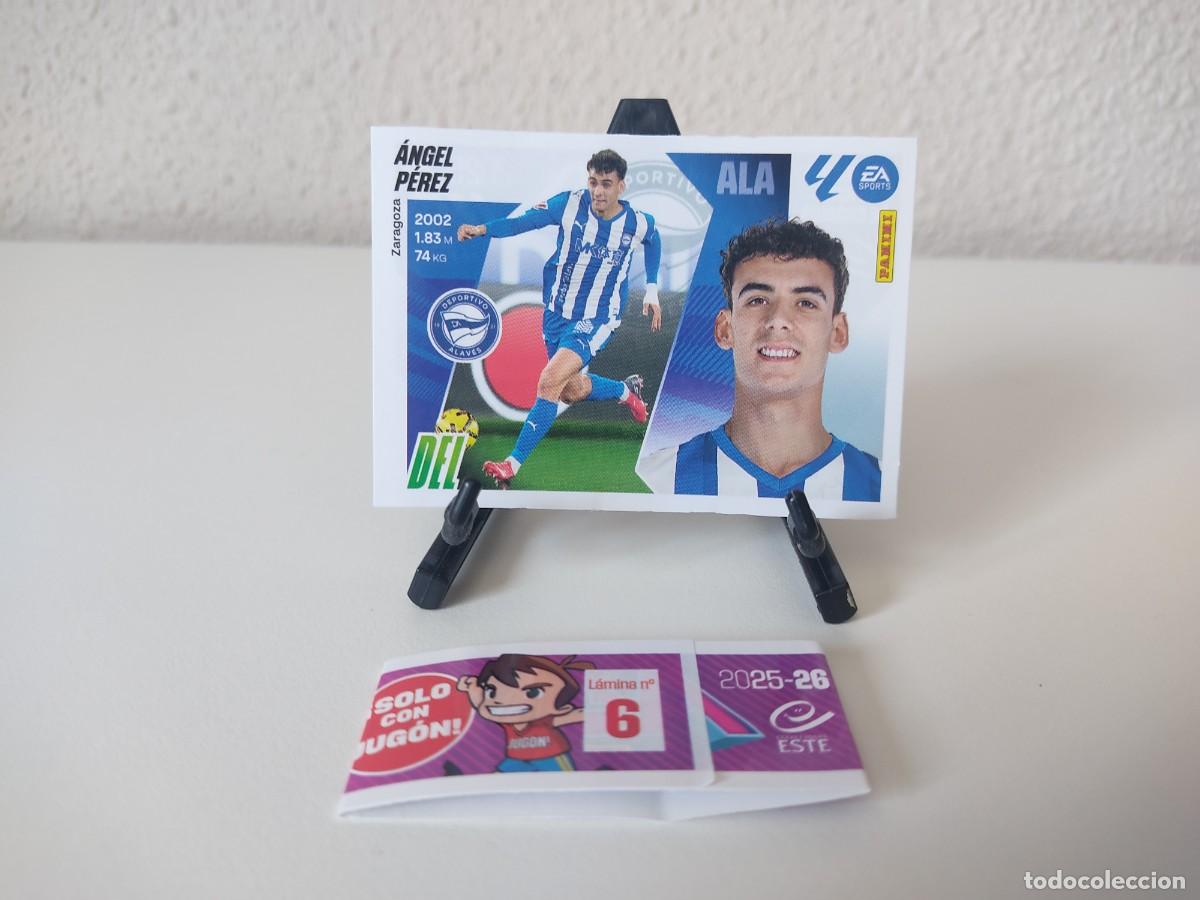 Cromos de F&uacute;tbol: &Aacute;ngel P&eacute;rez Alav&eacute;s MERCADO INVIERNO Liga Este 2025 2026
