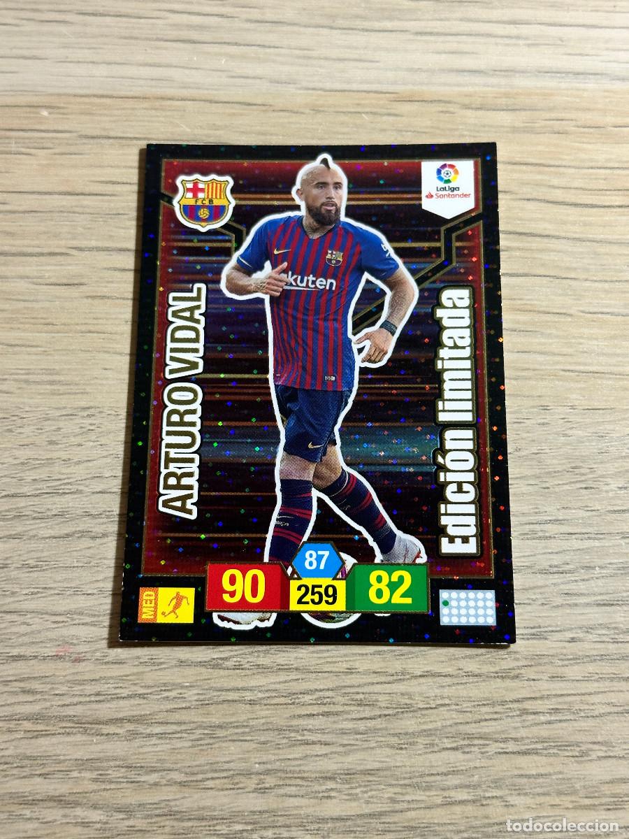 Cromos de F&uacute;tbol: ARTURO VIDAL EDICION LIMITADA BARCELONA ADRENALYN XL 2018 2019 PANINI 18 19