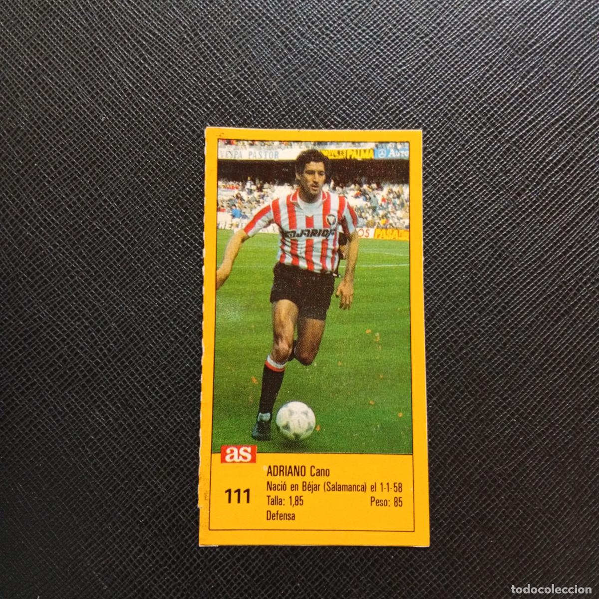 Cromos de F&uacute;tbol: 111 ADRIANO LOGRO&Ntilde;ES AS 1987 1988 CROMO FUTBOL LIGA 87 88 - SIN PEGAR - A135 PG370