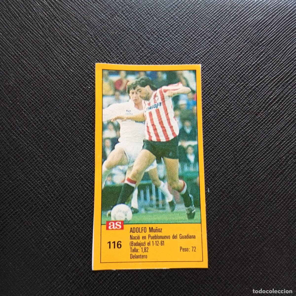 Cromos de F&uacute;tbol: 116 ADOLFO LOGRO&Ntilde;ES AS 1987 1988 CROMO FUTBOL LIGA 87 88 - SIN PEGAR - A135 PG379