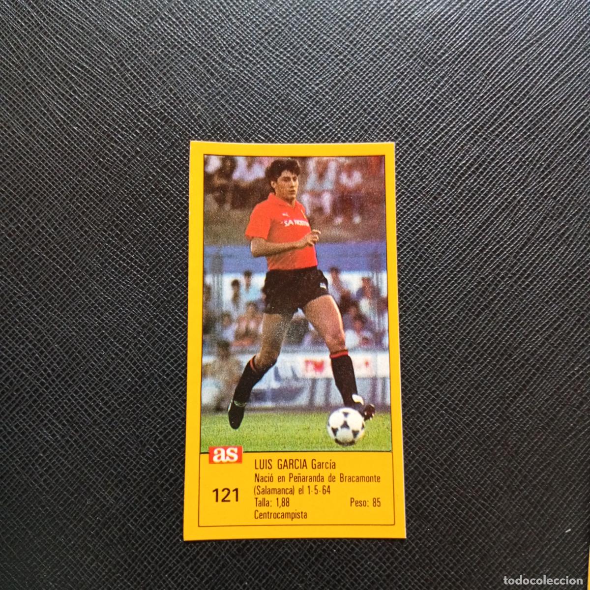 Cromos de F&uacute;tbol: 121 LUIS GARCIA MALLORCA AS 1987 1988 CROMO FUTBOL LIGA 87 88 - SIN PEGAR - A135 PG379