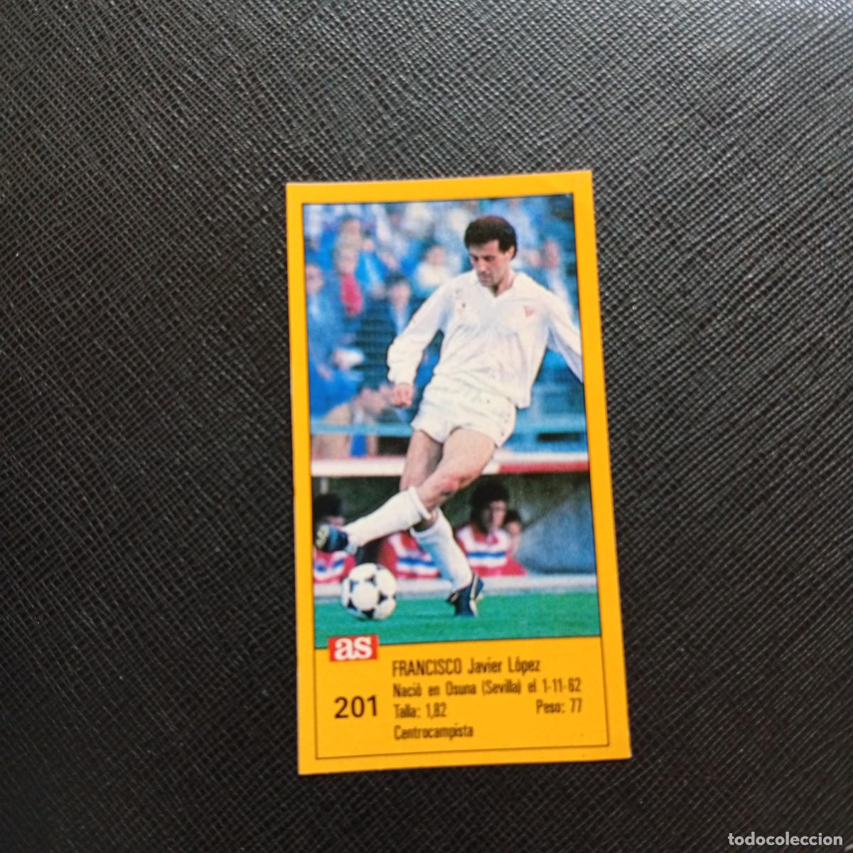 Cromos de F&uacute;tbol: 201 FRANCISCO SEVILLA AS 1987 1988 CROMO FUTBOL LIGA 87 88 - SIN PEGAR - A135 PG433