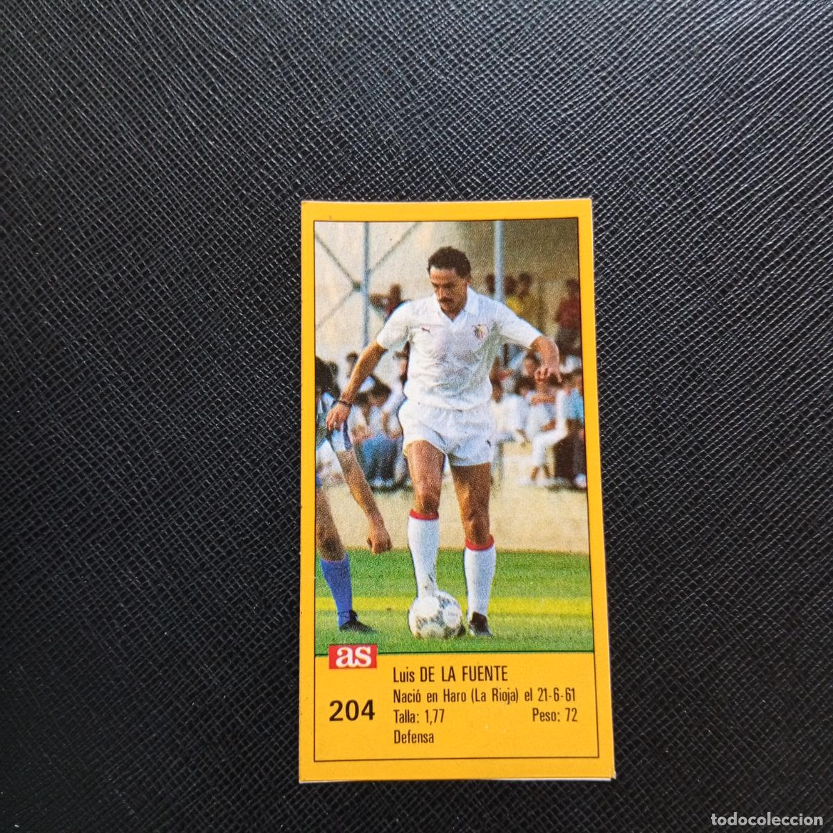 Cromos de F&uacute;tbol: 204 DE LA FUENTE SEVILLA AS 1987 1988 CROMO FUTBOL LIGA 87 88 - SIN PEGAR - A135 PG433