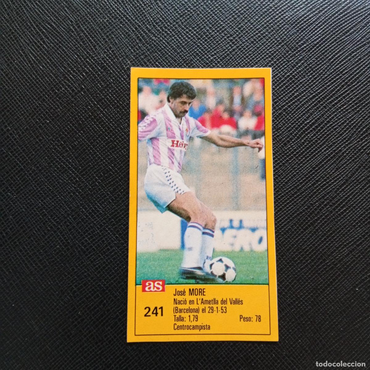 Cromos de F&uacute;tbol: 241 MORE VALLADOLID AS 1987 1988 CROMO FUTBOL LIGA 87 88 - SIN PEGAR - A135 PG469