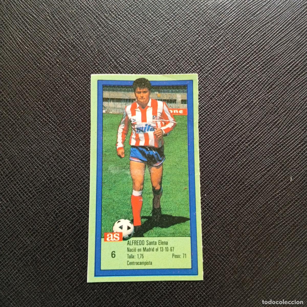 Cromos de F&uacute;tbol: 6 ALFREDO AT MADRID AS 1989 1990 CROMO FUTBOL LIGA 89 90 - SIN PEGAR - A135 PG478