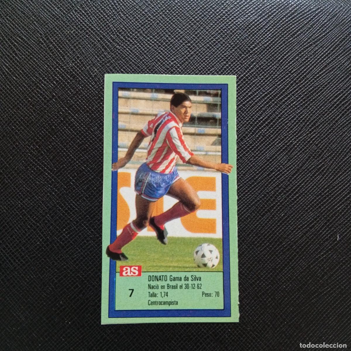 Cromos de F&uacute;tbol: 7 DONATO AT MADRID AS 1989 1990 CROMO FUTBOL LIGA 89 90 - SIN PEGAR - A135 PG496