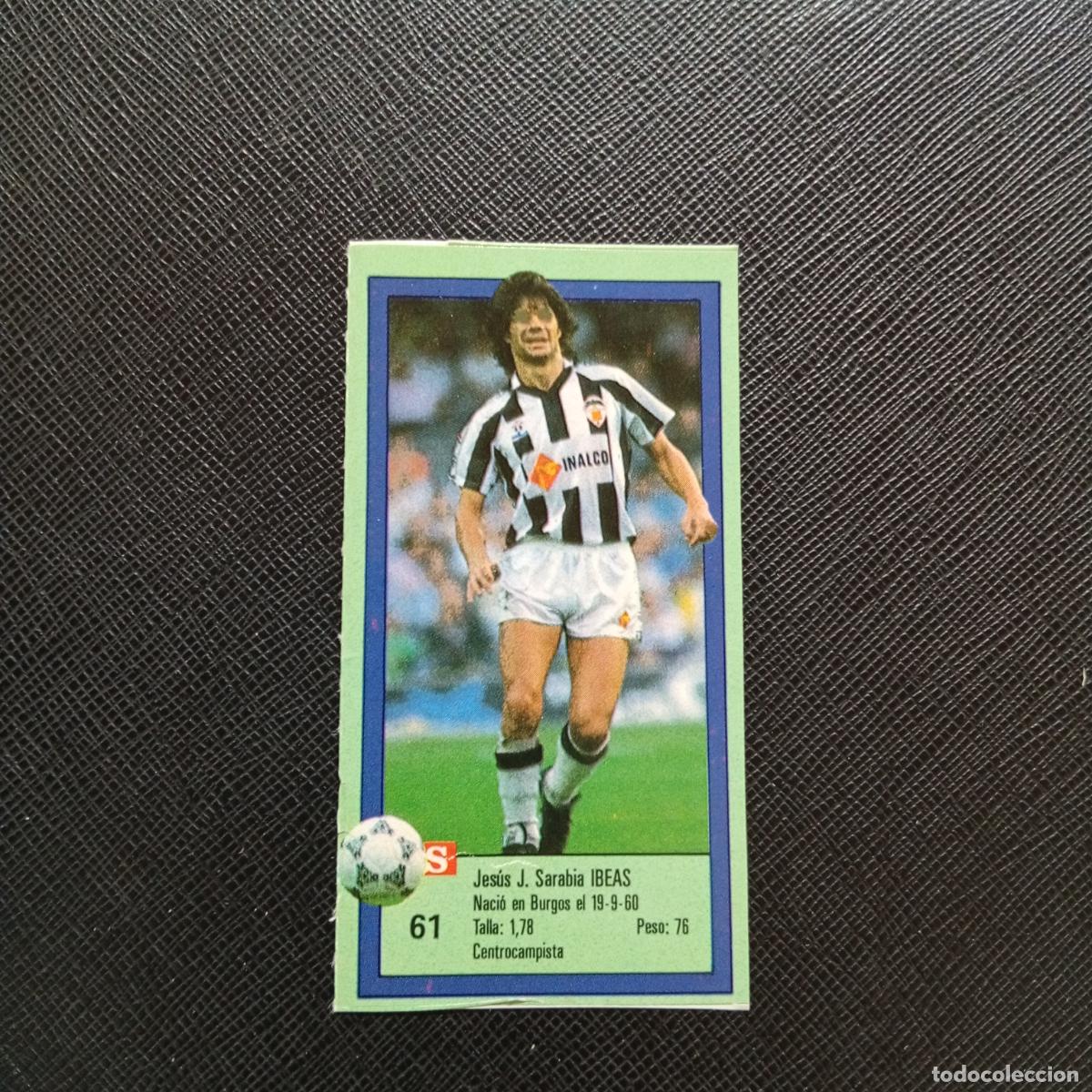 Cromos de F&uacute;tbol: 61 IBEAS CASTELLON AS 1989 1990 CROMO FUTBOL LIGA 89 90 - SIN PEGAR - A135 PG496
