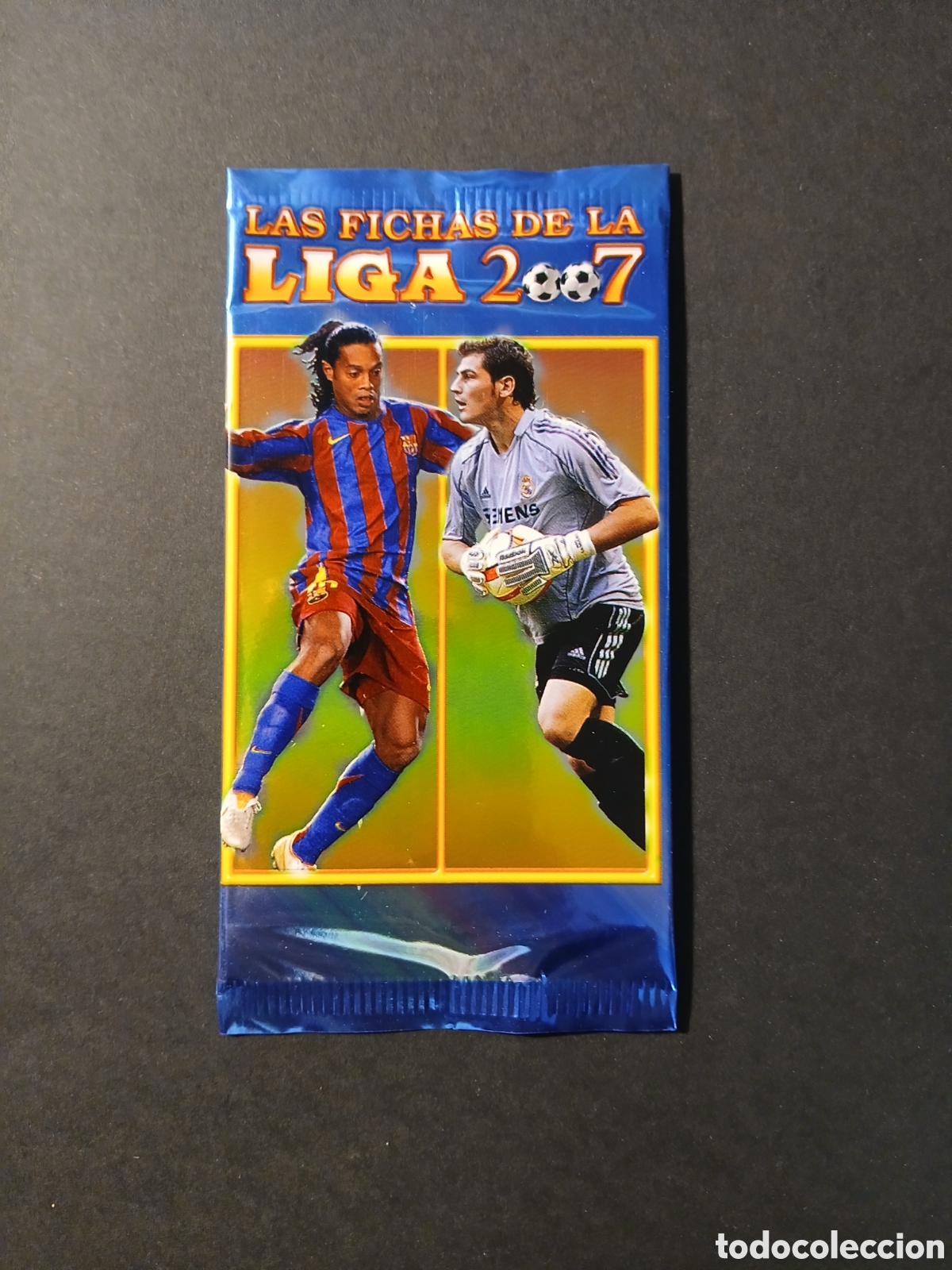 Cromos de F&uacute;tbol: SOBRE SIN ABRIR FICHAS LIGA 2007 07 MUNDICROMO NUNCA ABIERTO