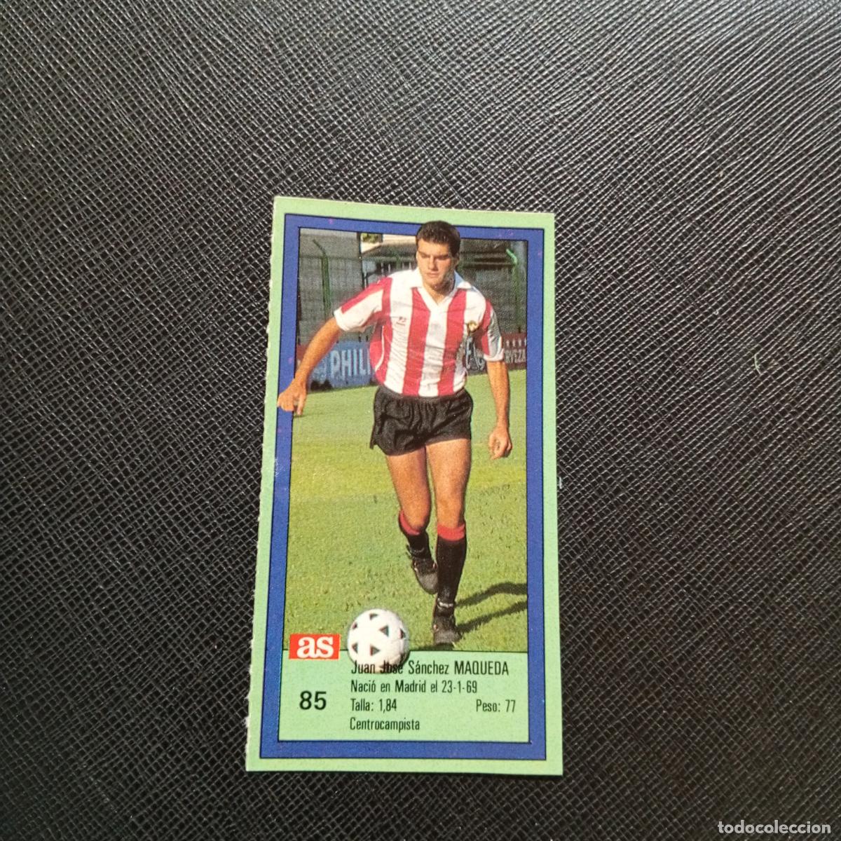 Cromos de F&uacute;tbol: 85 MAQUEDA LOGRO&Ntilde;ES AS 1989 1990 CROMO FUTBOL LIGA 89 90 - SIN PEGAR - A135 PG514