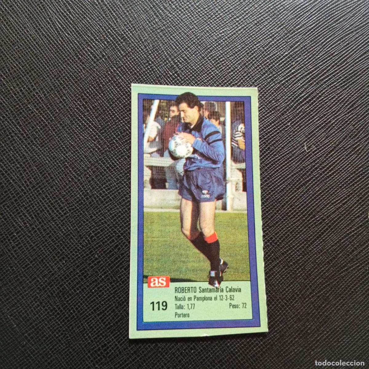 Cromos de F&uacute;tbol: 119 ROBERTO OSASUNA AS 1989 1990 CROMO FUTBOL LIGA 89 90 - SIN PEGAR - A103 PG19