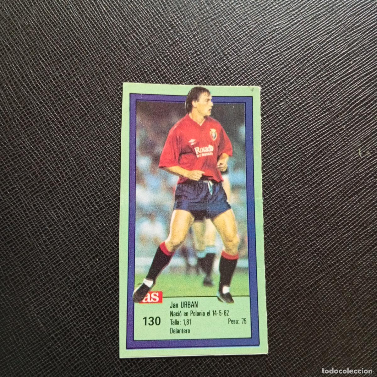 Cromos de F&uacute;tbol: 130 URBAN OSASUNA AS 1989 1990 CROMO FUTBOL LIGA 89 90 - SIN PEGAR - A103 PG28