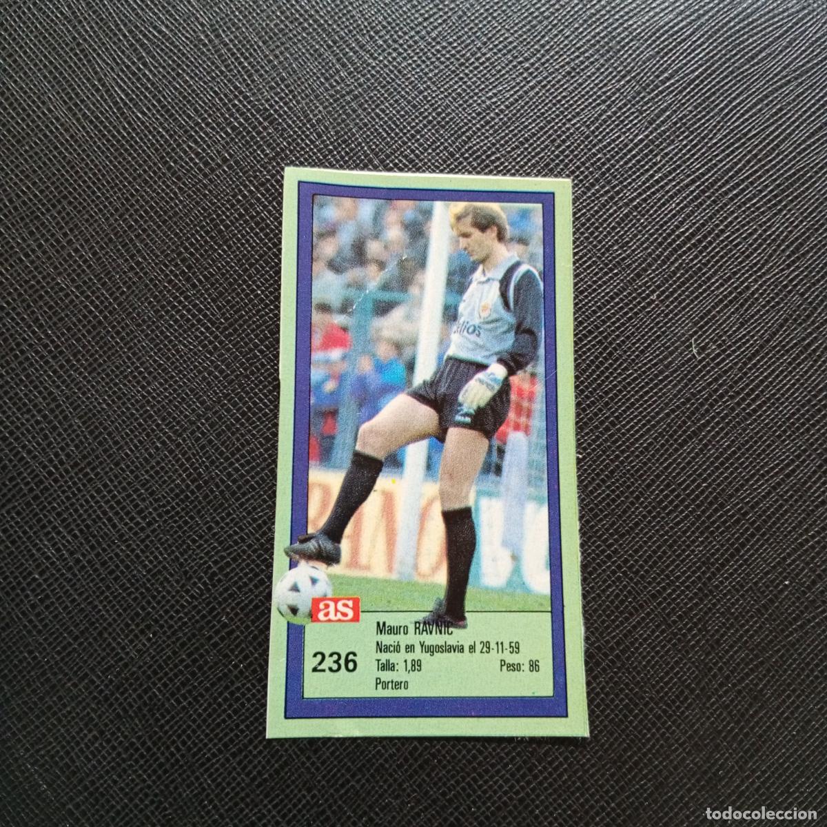 Cromos de F&uacute;tbol: 236 RAVNIC VALLLADOLID AS 1989 1990 CROMO FUTBOL LIGA 89 90 - SIN PEGAR - A103 PG73