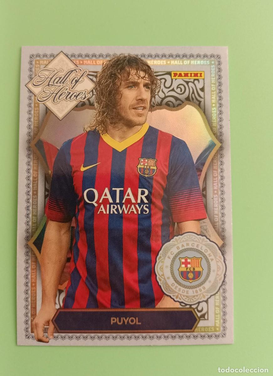 Cromos de F&uacute;tbol: CROMO PANINI CLUB BARCELONA HALL OF HEROES PUYOL HH6 INSERT 25 26 2025 2026