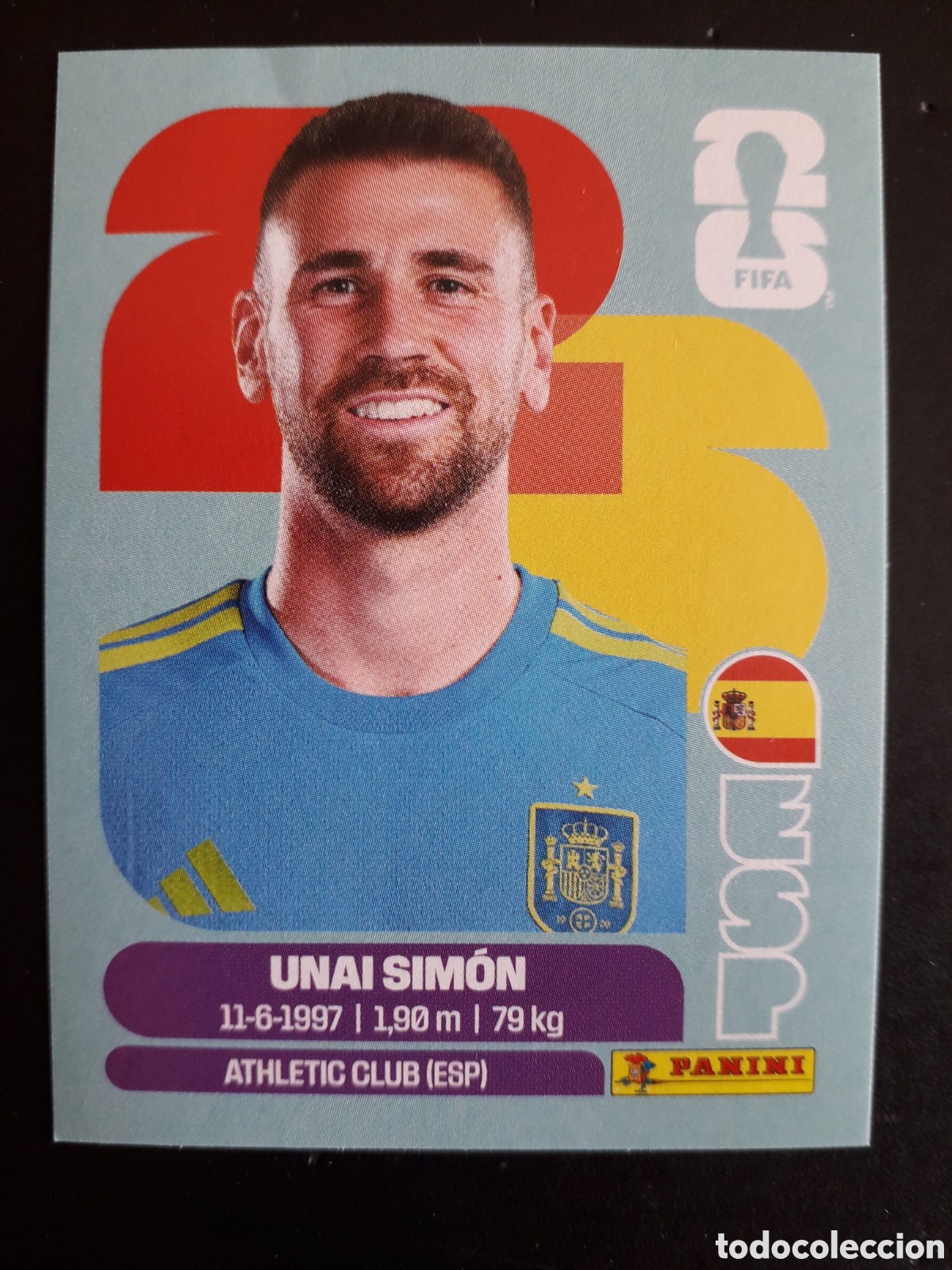 Cromos de F&uacute;tbol: UNAI SIM&Oacute;N ESPA&Ntilde;A ESP 2 MUNDIAL F&Uacute;TBOL 2026 FIFA WORLD CUP PANINI SIN PEGAR PEDIDO M&Iacute;NIMO 3&euro;