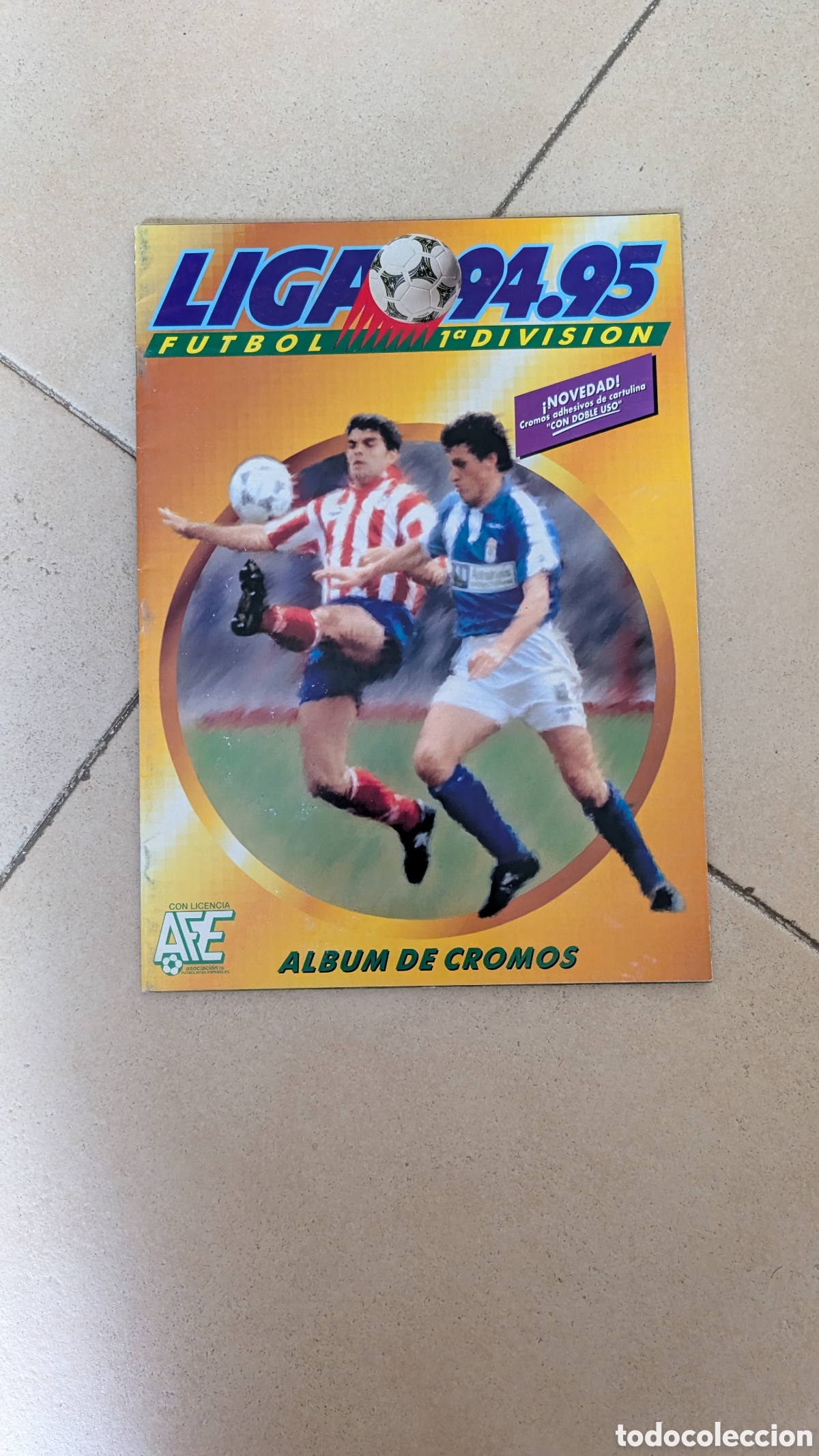 Cromos de Futebol: ALBUM PLANCHA VACIO LIGA ESTE 1994/95 94 95 NUNCA TUVO CROMOS PEGADOS