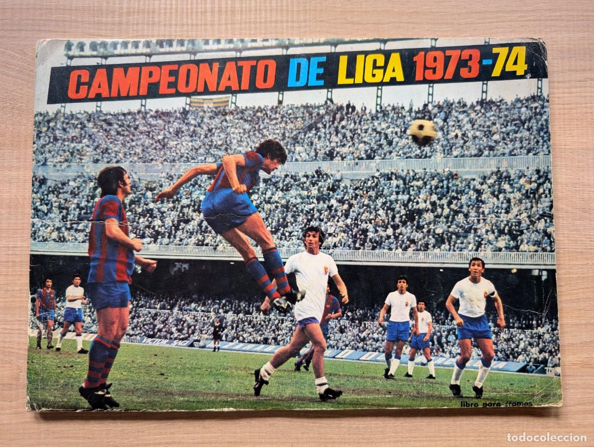 Cromos de Futebol: &Aacute;lbum Campeonato liga 1973 1974 Fher COMPLETO (Contine los 304 cromos, p&oacute;ster incompleto)