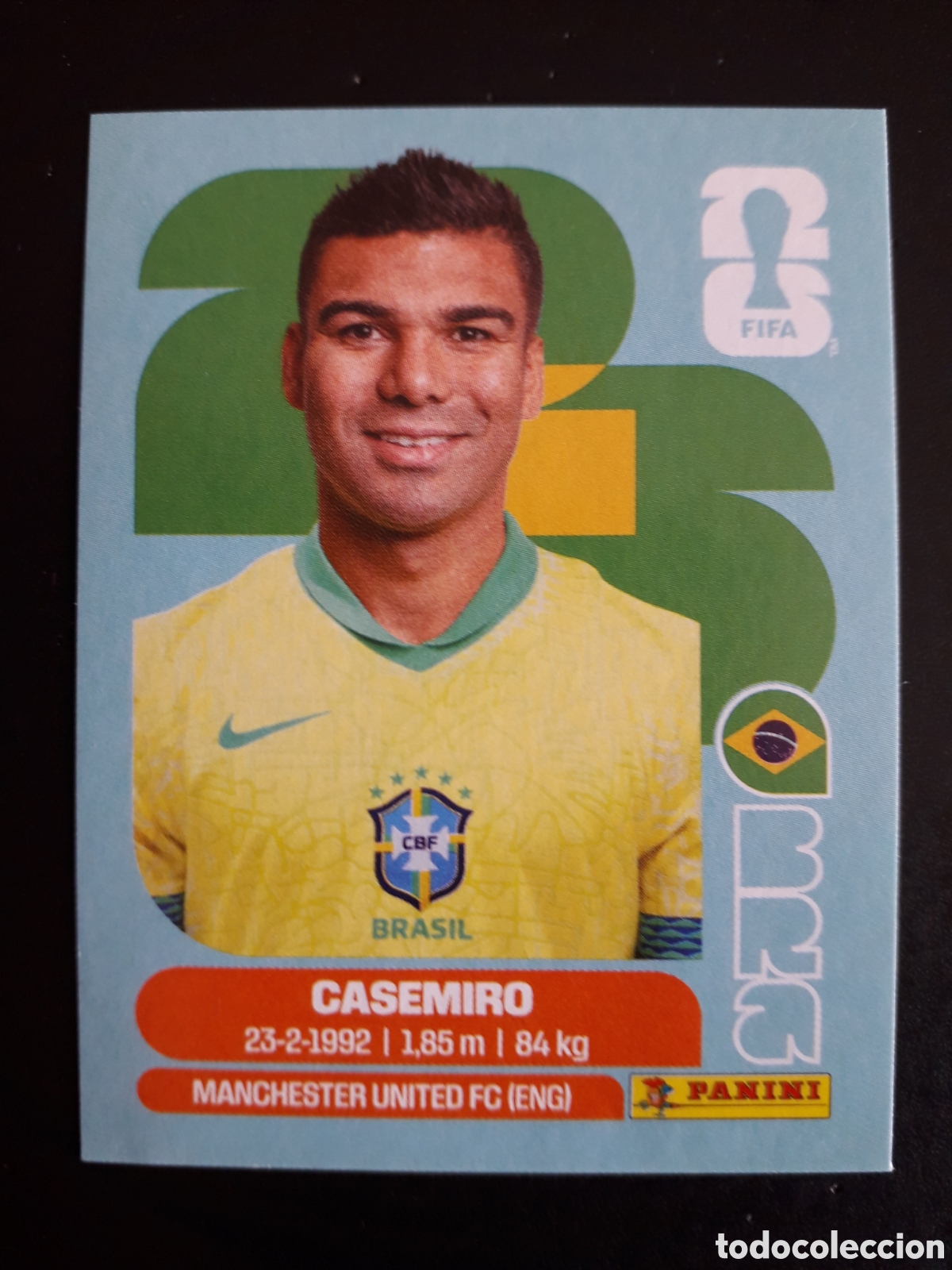 Cromos de F&uacute;tbol: CASEMIRO BRASIL BRA 10 MUNDIAL F&Uacute;TBOL 2026 FIFA WORLD CUP PANINI SIN PEGAR PEDIDO M&Iacute;NIMO 3&euro;.