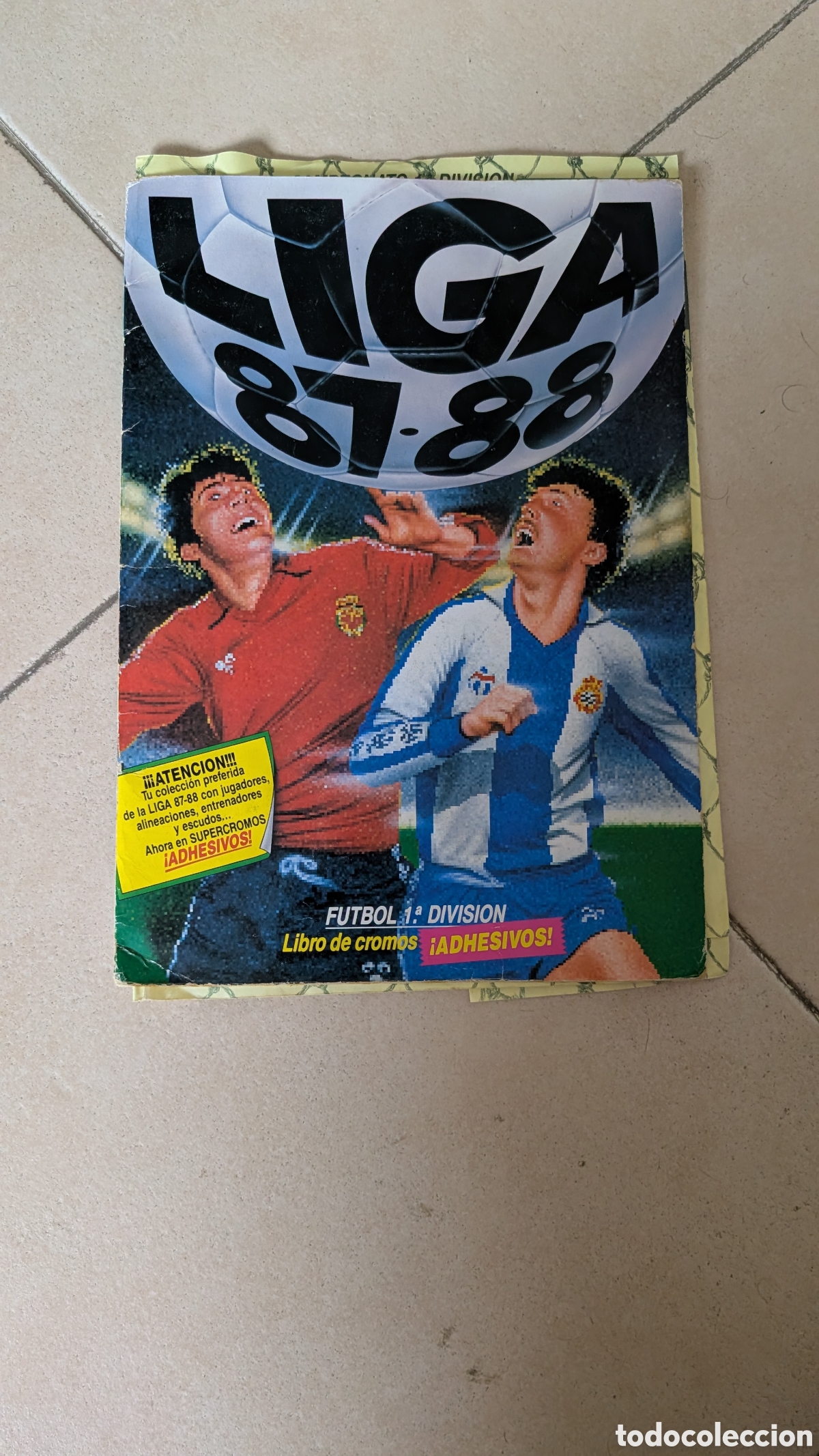 Cromos de F&uacute;tbol: ALBUM INCOMPLETO LIGA ESTE 1987/88 87 88 INCOMPLETO PARA RECUPERAR CROMOS
