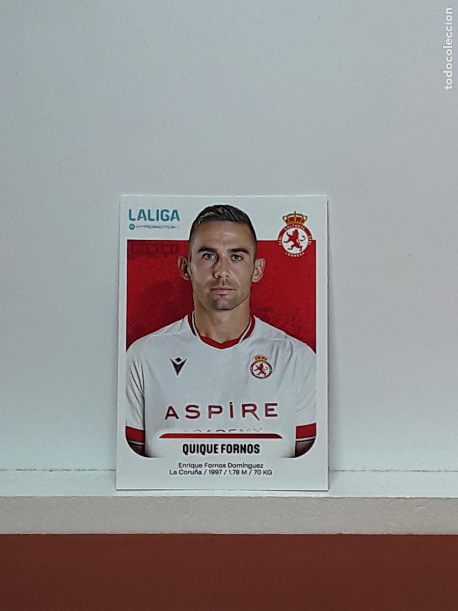 Fu&szlig;ball-Sticker: LALIGA HYPERMOTION 2025 2026 25 26 ALBUM PANINI LIGA N 160B 160 B CULTURAL LEONESA QUIQUE FORNOS