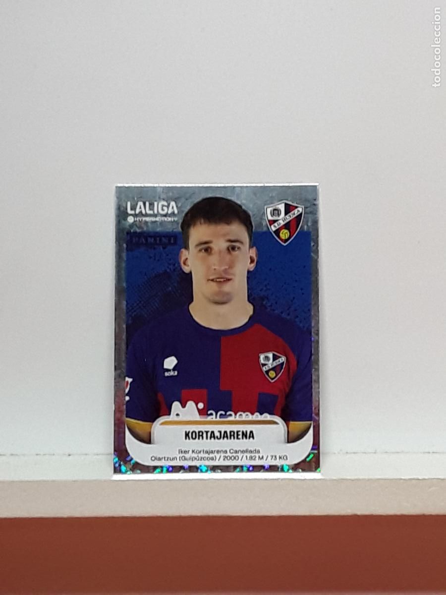 Cromos de F&uacute;tbol: LALIGA HYPERMOTION 2025 2026 25 26 ALBUM PANINI LIGA N 242 HUESCA KORTAJARENA