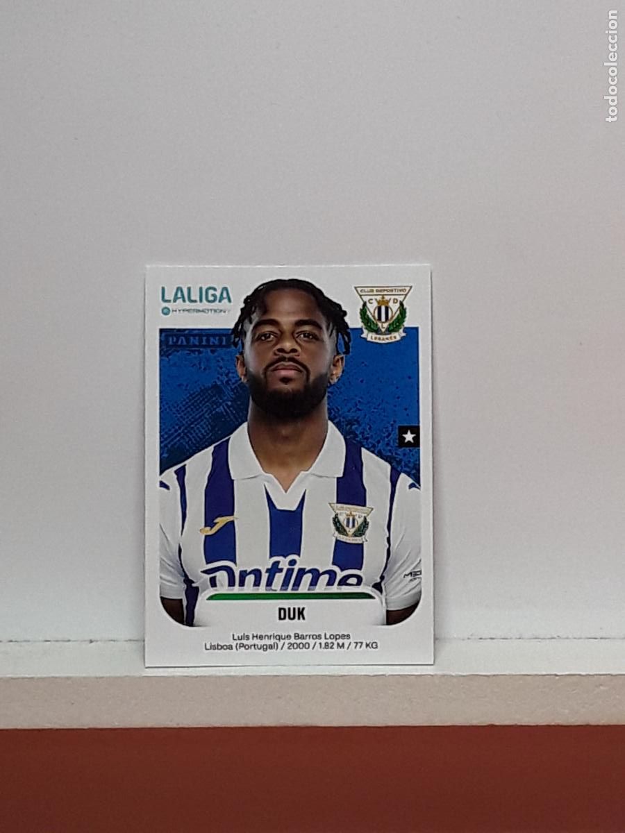 Cromos de F&uacute;tbol: LALIGA HYPERMOTION 2025 2026 25 26 ALBUM PANINI LIGA N 283 LEGANES DUK LUIS HENRIQUE BARROS LOPES