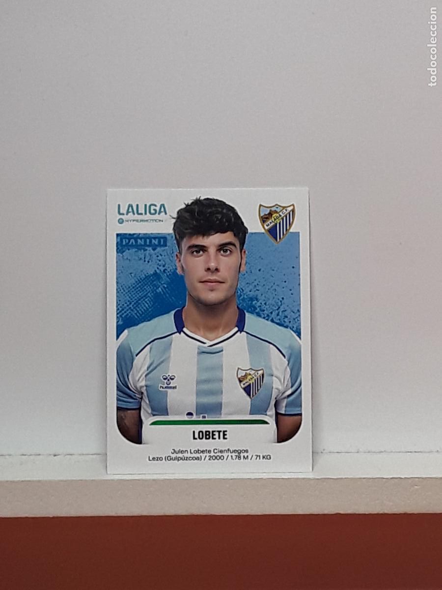 Cromos de F&uacute;tbol: LALIGA HYPERMOTION 2025 2026 25 26 ALBUM PANINI LIGA N 302A 302 A MALAGA LOBETE JULEN