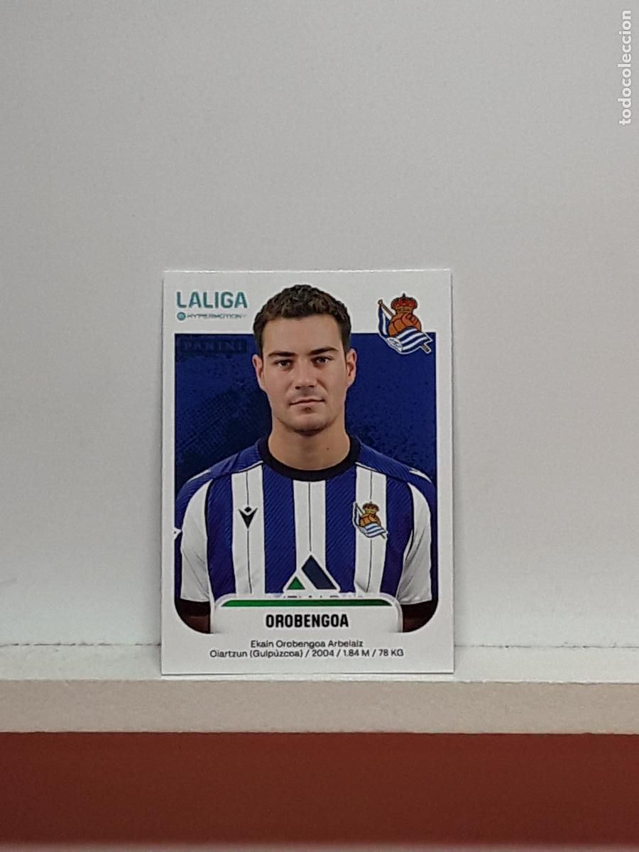 Cromos de F&uacute;tbol: LALIGA HYPERMOTION 2025 2026 25 26 ALBUM PANINI LIGA N 359 REAL SOCIEDAD OROBENGOA EKAIN