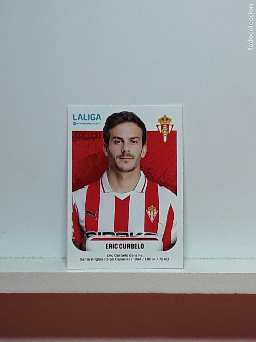 Cromos de F&uacute;tbol: LALIGA HYPERMOTION 2025 2026 25 26 ALBUM PANINI LIGA N 368B 368 B SPORTING ERIC CURBELO