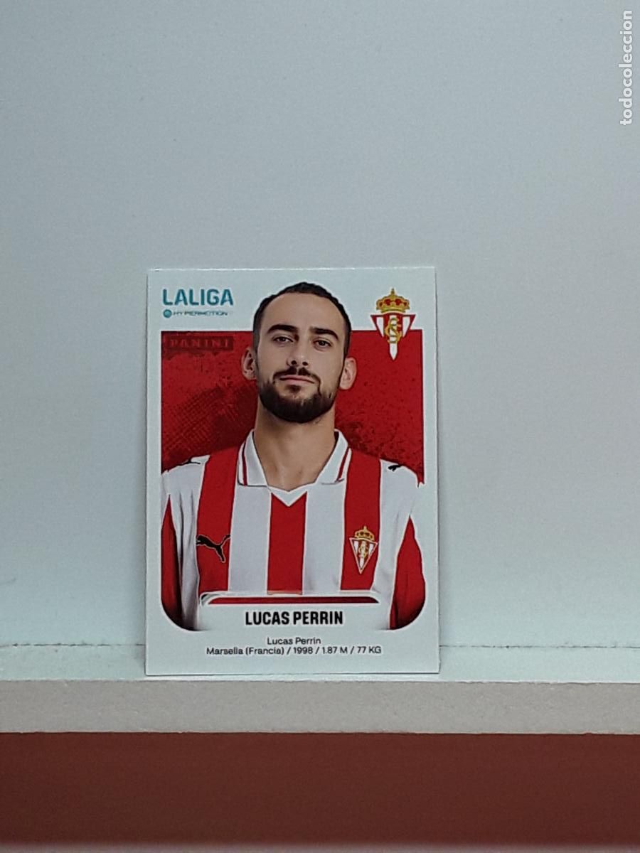 Fu&szlig;ball-Sticker: LALIGA HYPERMOTION 2025 2026 25 26 ALBUM PANINI LIGA N 370 SPORTING LUCAS PERRIN