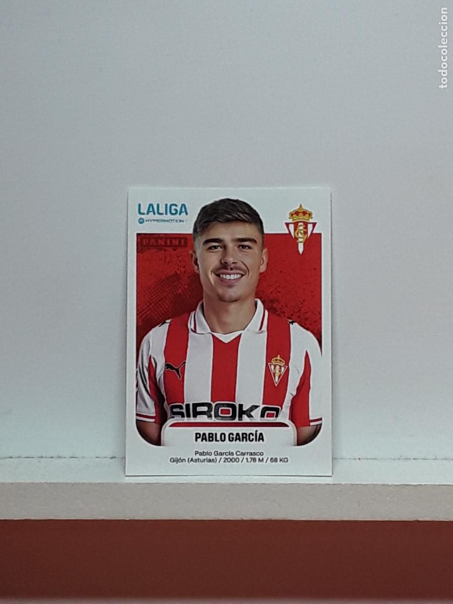 Fu&szlig;ball-Sticker: LALIGA HYPERMOTION 2025 2026 25 26 ALBUM PANINI LIGA N 372 SPORTING PABLO GARCIA