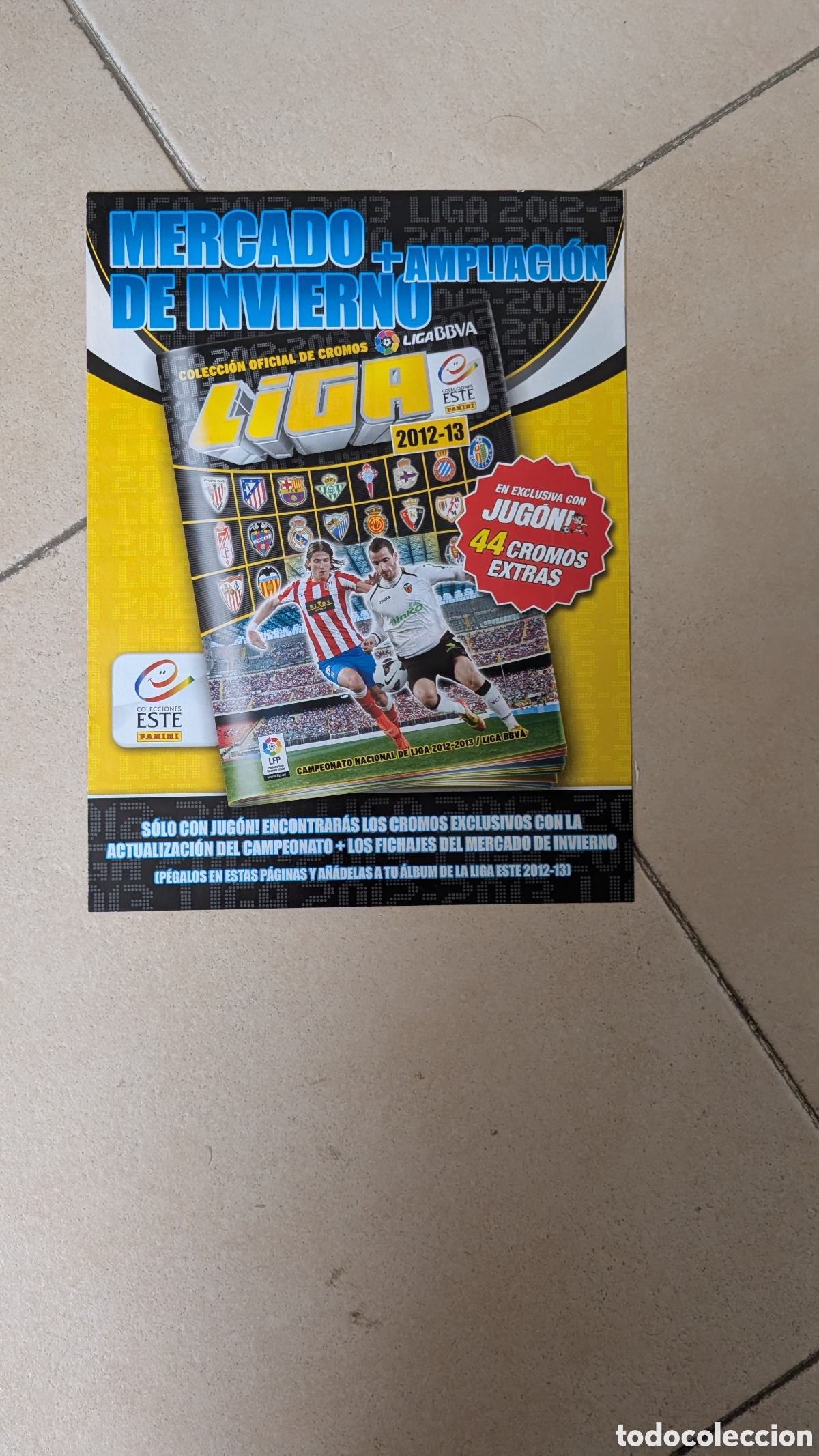 Fu&szlig;ball-Sticker: HOJAS VACIAS PLANCHA MERCADO INVIERNO AMPLIACI&Oacute;N LIGA ESTE 2012/13 12 13 NUEVAS