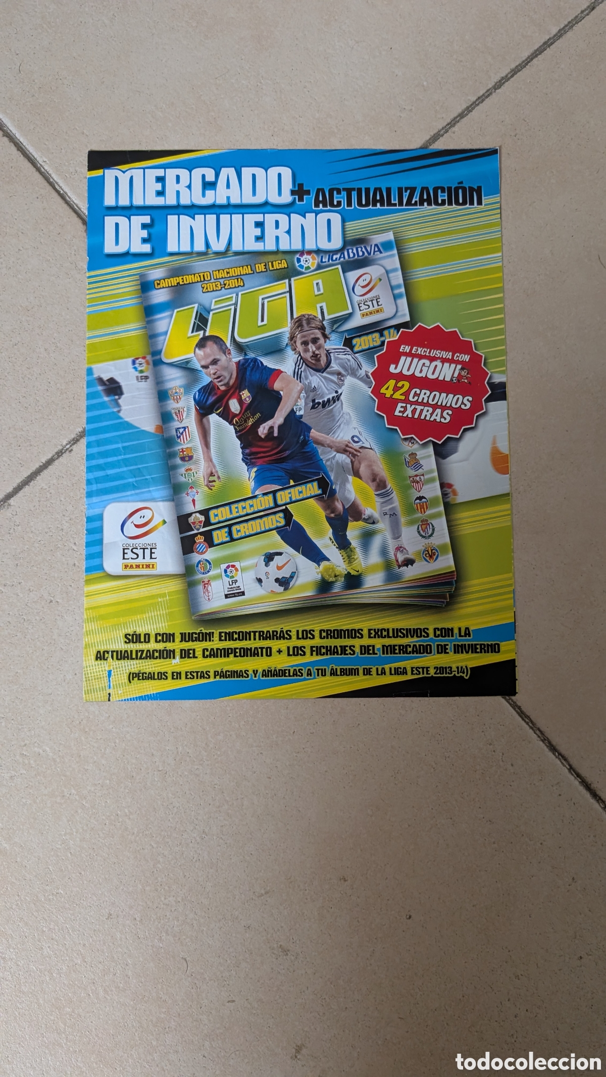 Fu&szlig;ball-Sticker: HOJAS VACIAS PLANCHA MERCADO INVIERNO AMPLIACI&Oacute;N LIGA ESTE 2013/14 13 14 NUEVAS