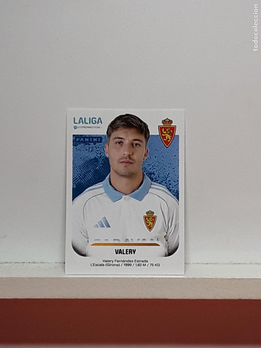Fu&szlig;ball-Sticker: LALIGA HYPERMOTION 2025 2026 25 26 ALBUM PANINI LIGA N 414 ZARAGOZA VALERY FERNANDEZ
