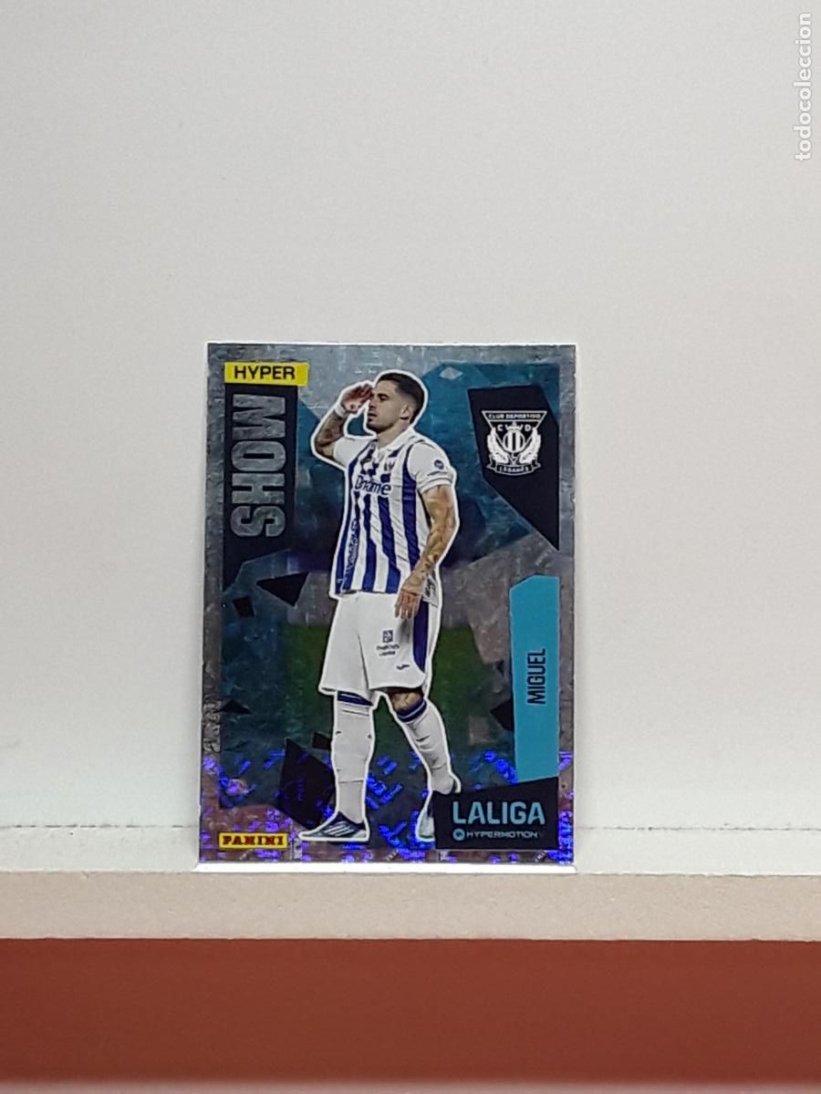 Fu&szlig;ball-Sticker: LALIGA HYPERMOTION 2025 2026 25 26 ALBUM PANINI LIGA N 430 LEGANES SHOW MIGUEL