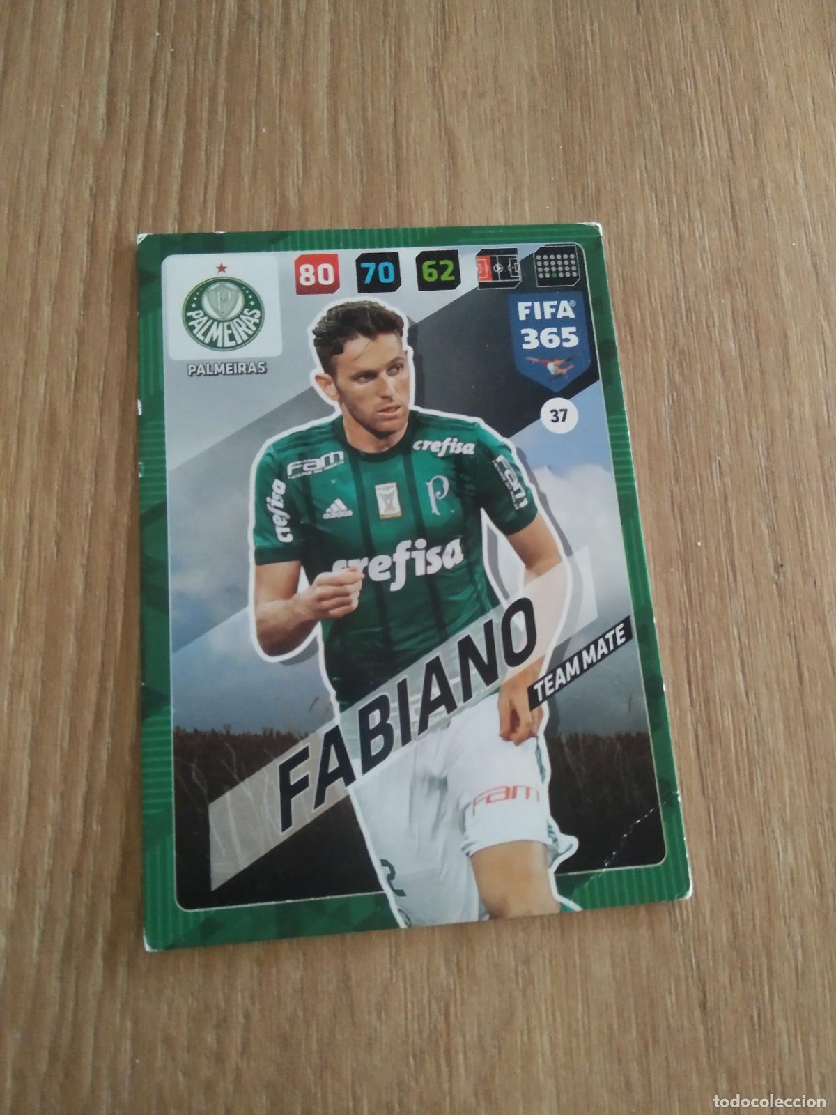 Cromos de F&uacute;tbol: 37 FABIANO palmeiras CROMO FUTBOL PANINI ADRENALYN 17-18 FIFA 365 2017-2018