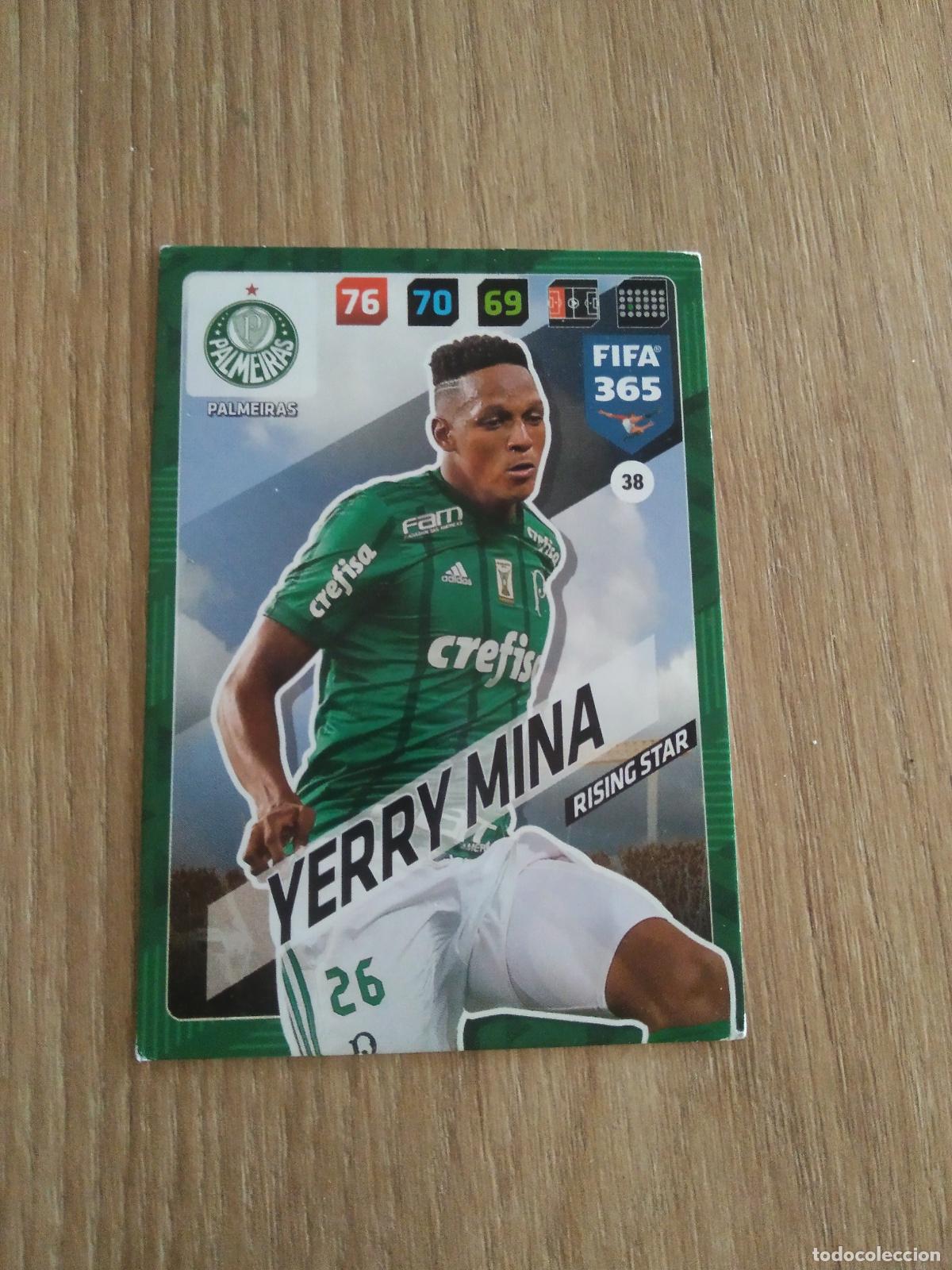Cromos de F&uacute;tbol: 38 YERRY MINA palmeiras CROMO FUTBOL PANINI ADRENALYN 17-18 FIFA 365 2017-2018