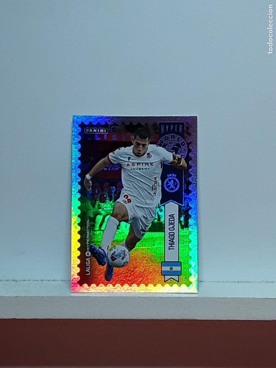 Cromos de F&uacute;tbol: LALIGA HYPERMOTION 2025 2026 25 26 ALBUM PANINI LIGA N 455 CULTURAL WORLD SERIE THIAGO OJEDA