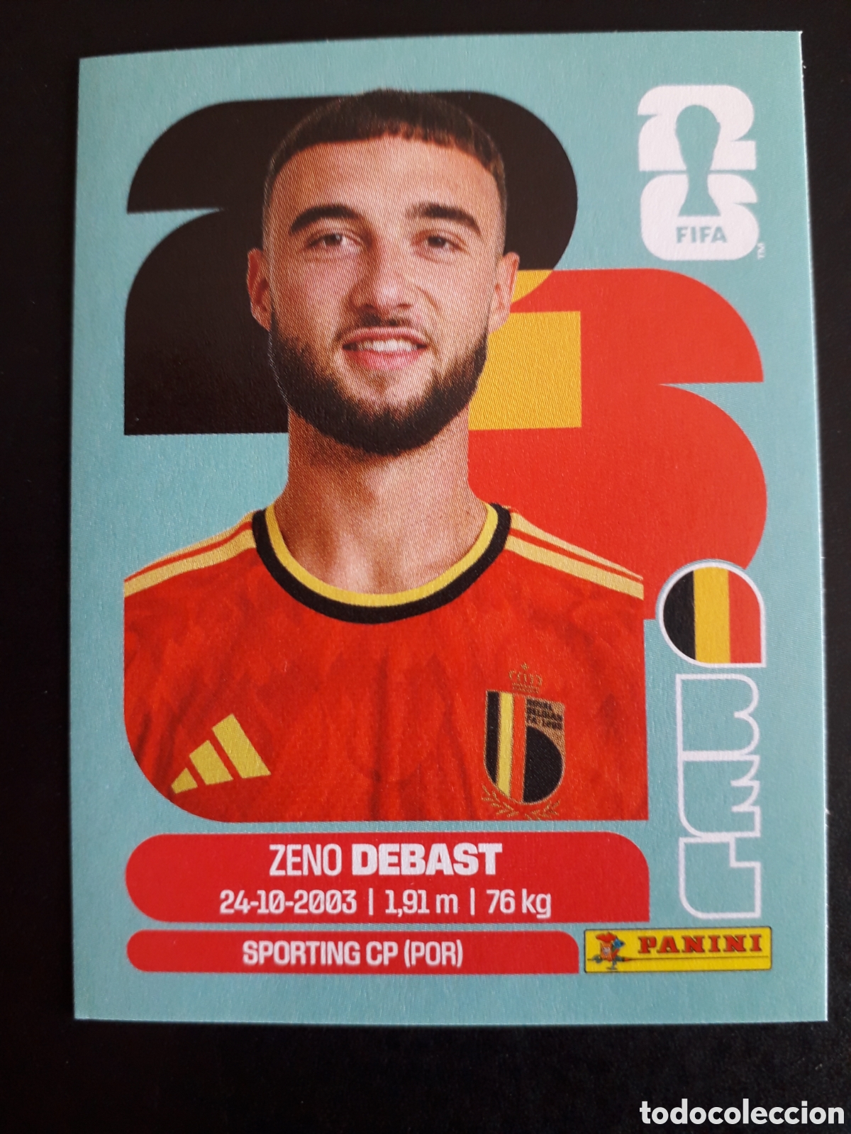 Cromos de F&uacute;tbol: DEBAST B&Eacute;LGICA BEL 5 MUNDIAL F&Uacute;TBOL 2026 FIFA WORLD CUP PANINI SIN PEGAR PEDIDO M&Iacute;NIMO 3&euro;