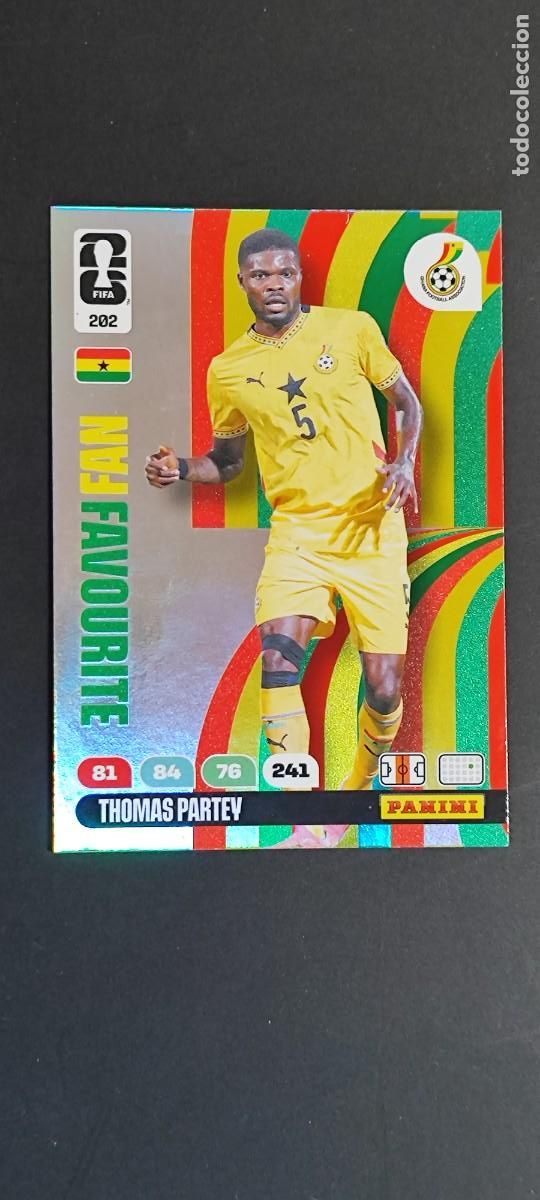 Cromos de F&uacute;tbol: ADRENALYN XL FIFA WORLD CUP 2026 CARD FAN FAVOURITE PARTEY GHANA # 202 PANINI