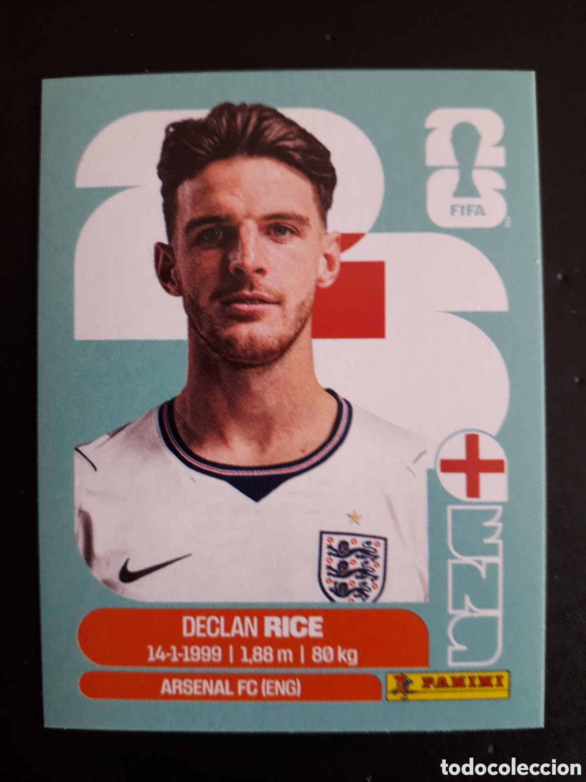 Cromos de F&uacute;tbol: RICE INGLATERRA ENG 10 MUNDIAL F&Uacute;TBOL 2026 FIFA WORLD CUP PANINI SIN PEGAR PEDIDO M&Iacute;NIMO 3&euro;