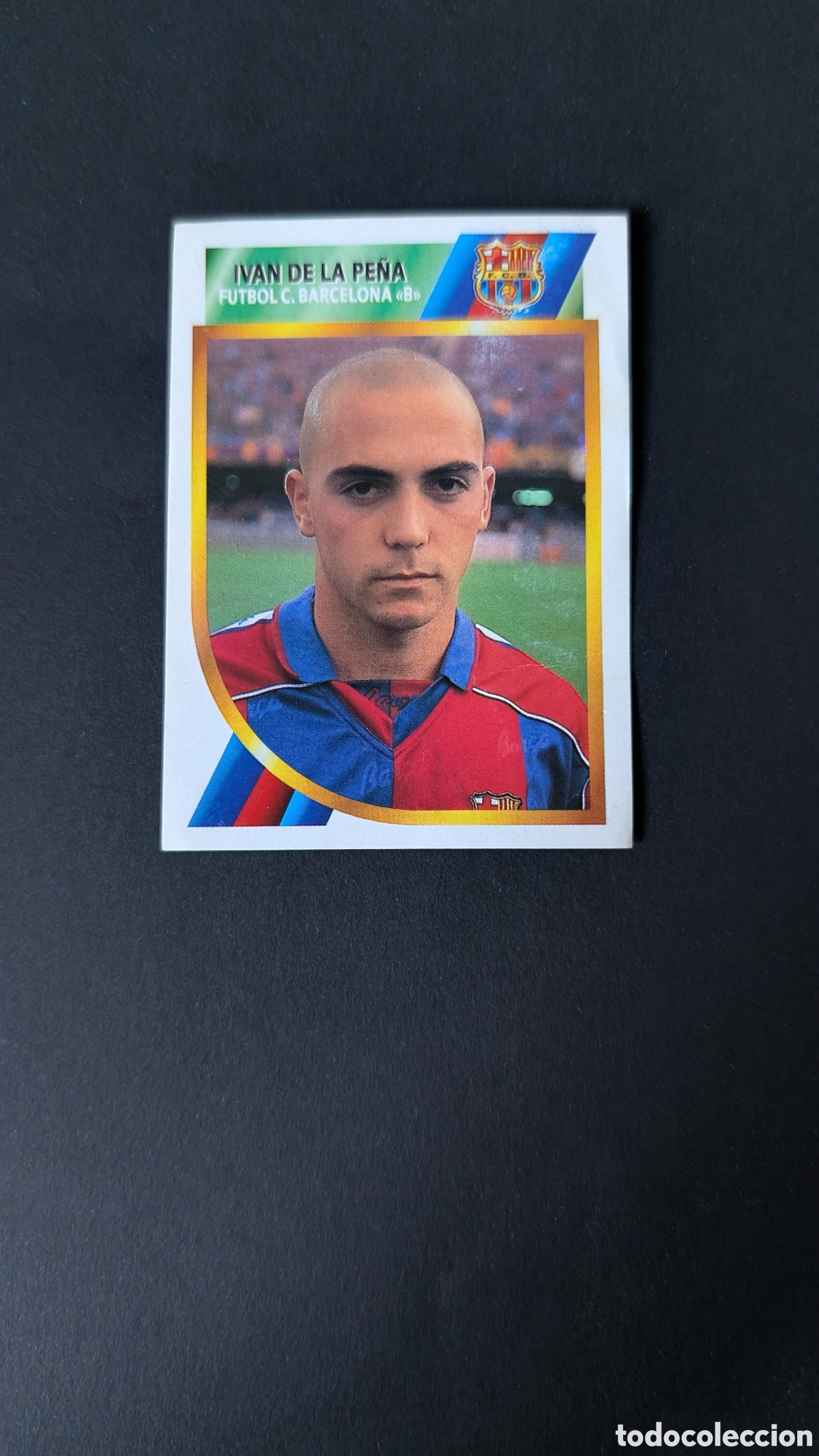 Cromos de F&uacute;tbol: IVAN DE LA PE&Ntilde;A ROOKIE BARCELONA B 2 SEGUNDA DIVISION LIGA ESTE 1994/95 94 95 NUNCA PEGADO SIN PEGAR