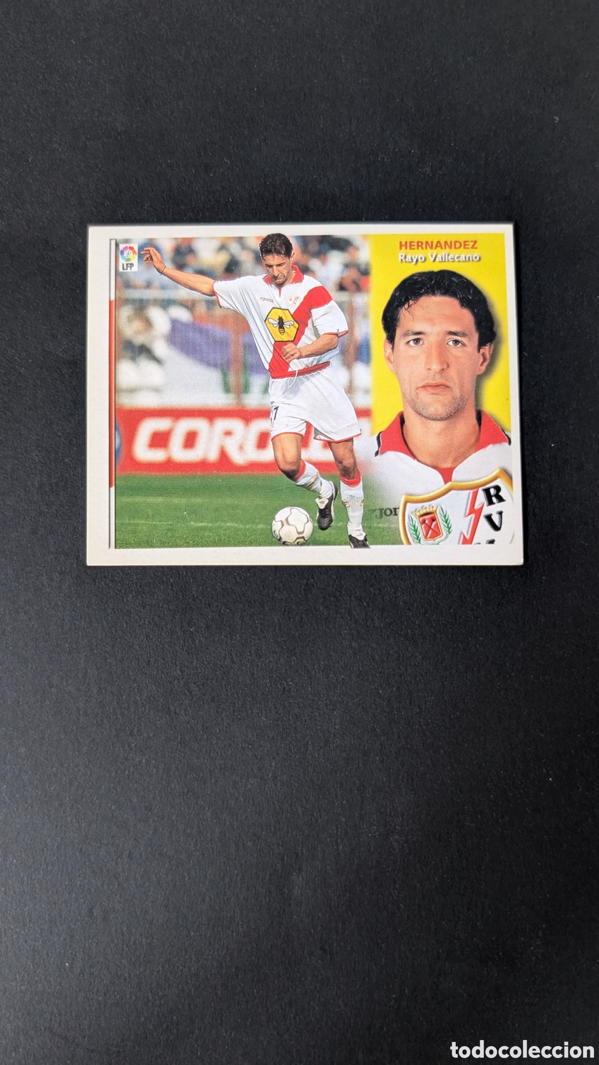 Cromos de F&uacute;tbol: HERNANDEZ RAYO VALLECANO BAJA LIGA ESTE 2002/03 02 03 NUNCA PEGADO SIN PEGAR