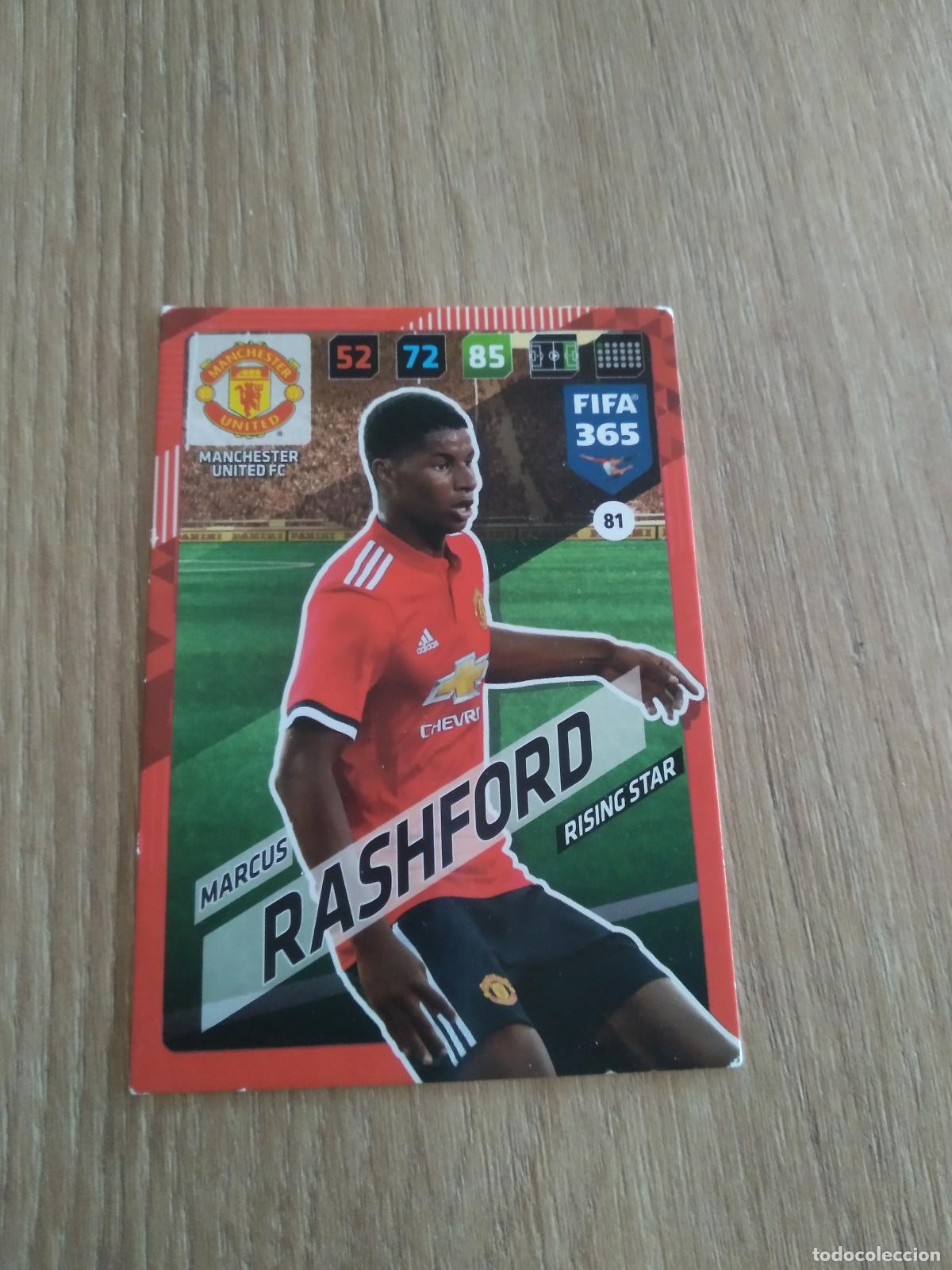 Cromos de F&uacute;tbol: 81 RASHFORD MANCHESTER UNITED CROMO FUTBOL PANINI ADRENALYN 17-18 FIFA 365 2017-2018