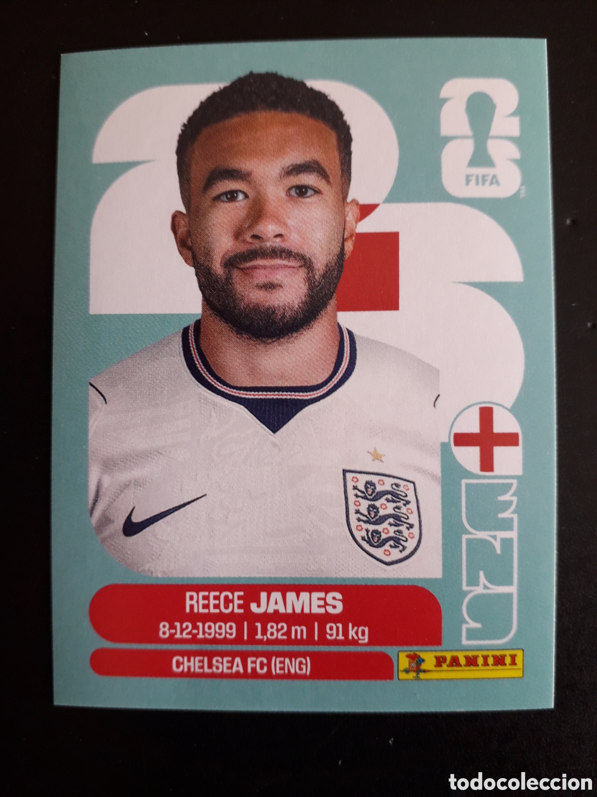 Cromos de F&uacute;tbol: JAMES INGLATERRA ENG 7 MUNDIAL F&Uacute;TBOL 2026 FIFA WORLD CUP PANINI SIN PEGAR PEDIDO M&Iacute;NIMO 3&euro;
