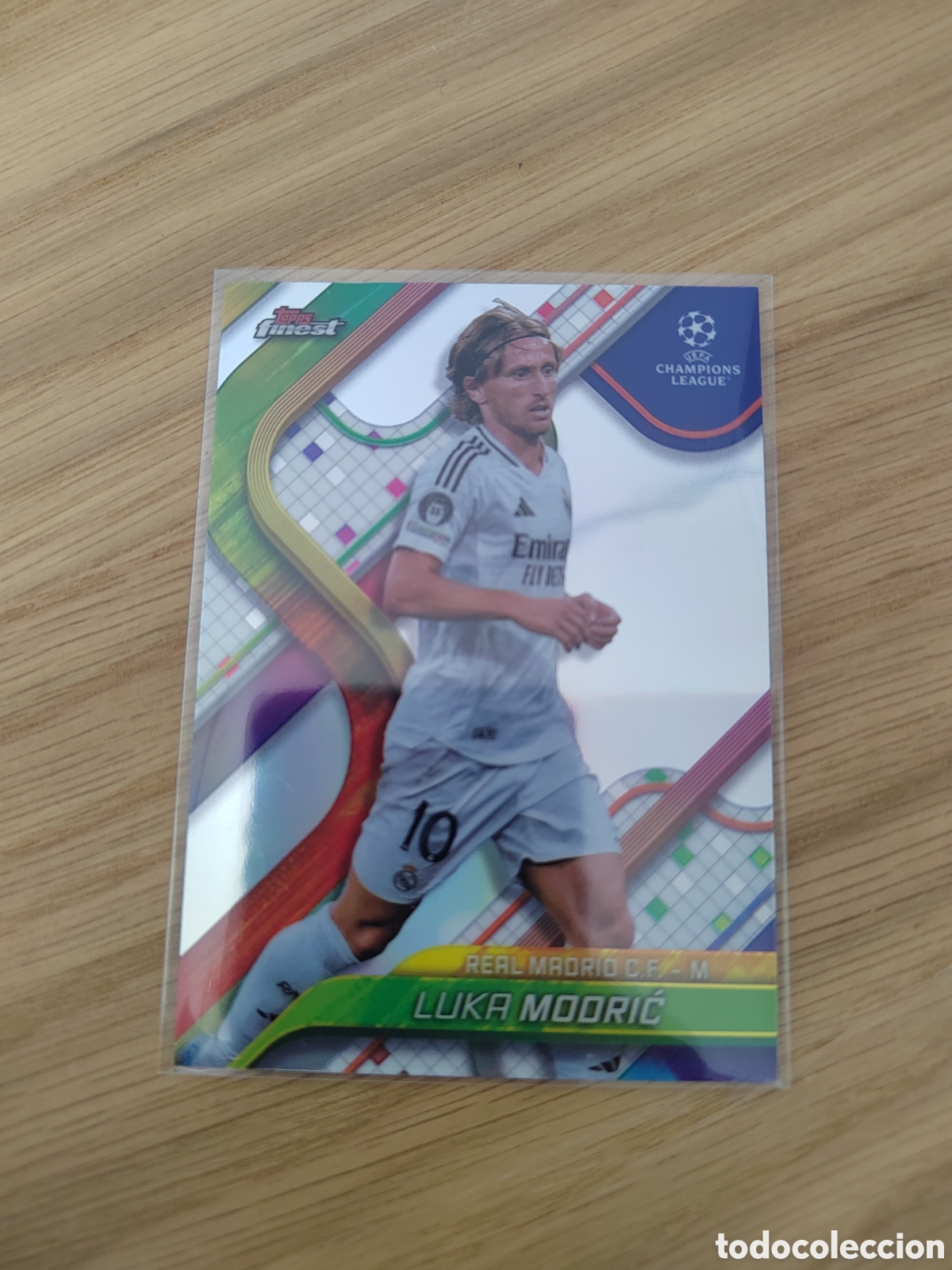 Cromos de F&uacute;tbol: #10 LUKA MODRIC REAL MADRID TOPPS FINEST 2024 2025 24 25 REAL MADRID