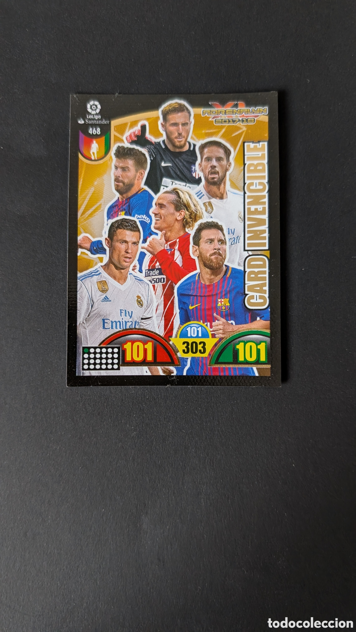 Cromos de F&uacute;tbol: CARD INVENCIBLE 468 BALON DE ORO ADRENALYN XL LIGA 2017/18 17 18 PANINI