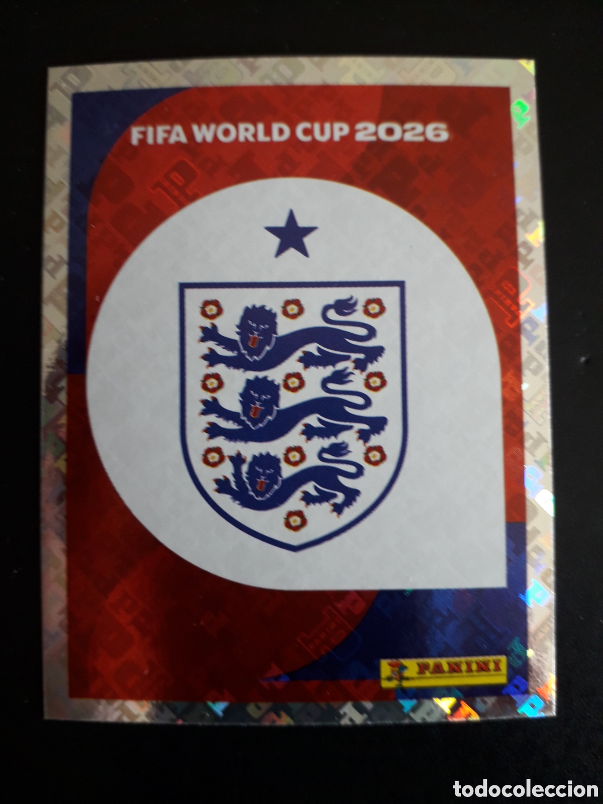 Cromos de F&uacute;tbol: ESCUDO INGLATERRA ENG 1 MUNDIAL F&Uacute;TBOL 2026 FIFA WORLD CUP PANINI SIN PEGAR PEDIDO M&Iacute;NIMO 3&euro;