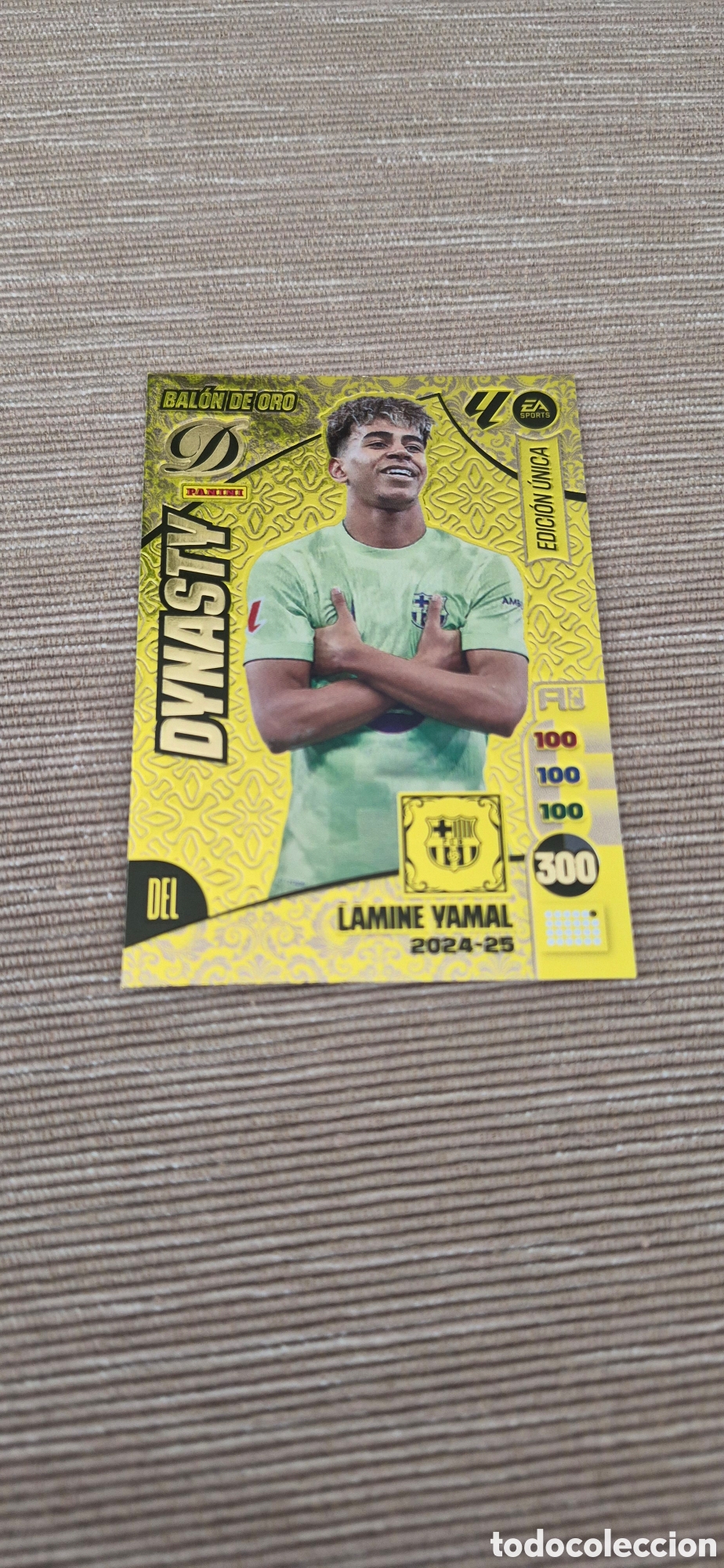 Cromos de F&uacute;tbol: CROMO LAMINE YAMAL BALON DE ORO