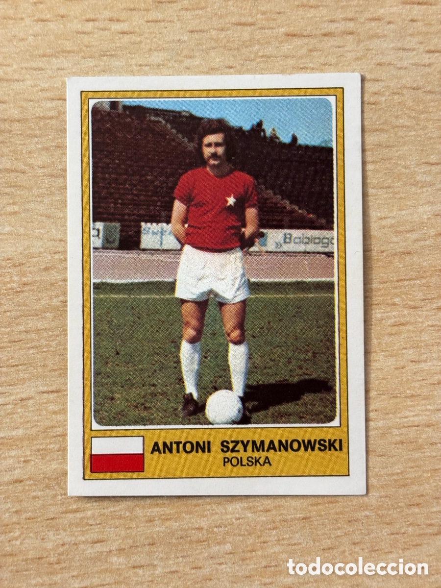Cromos de F&uacute;tbol: # 229 Antoni Szymanowski Polonia Euro Football 76 Panini sin pegar