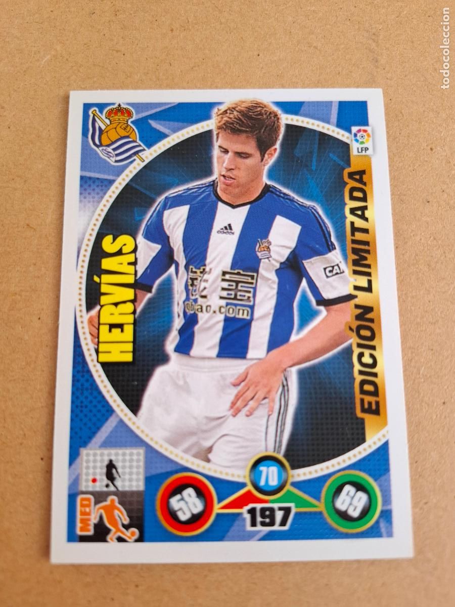 Cromos de F&uacute;tbol: ADRENALYN 2014 2015 14 15 - HERV&Iacute;AS ( EDICI&Oacute;N LIMITADA ) - REAL SOCIEDAD - CP4